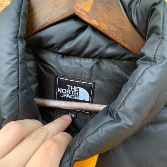 Vintage The North Face Nuptse 800 Jacket Yellow - Picture 5 of 7